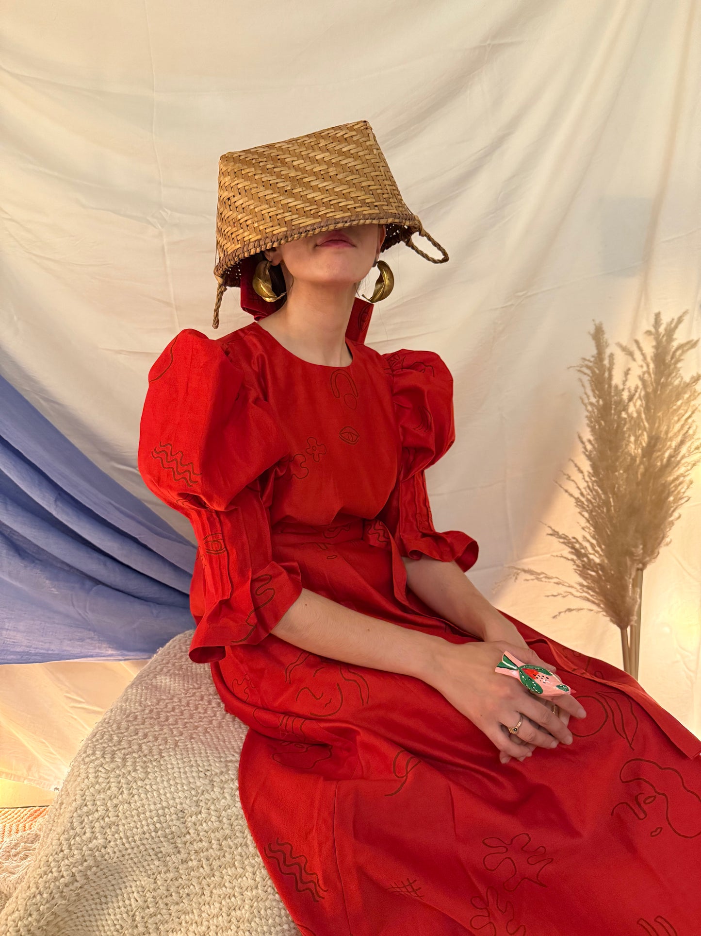 MERRYLIN DRESS RED