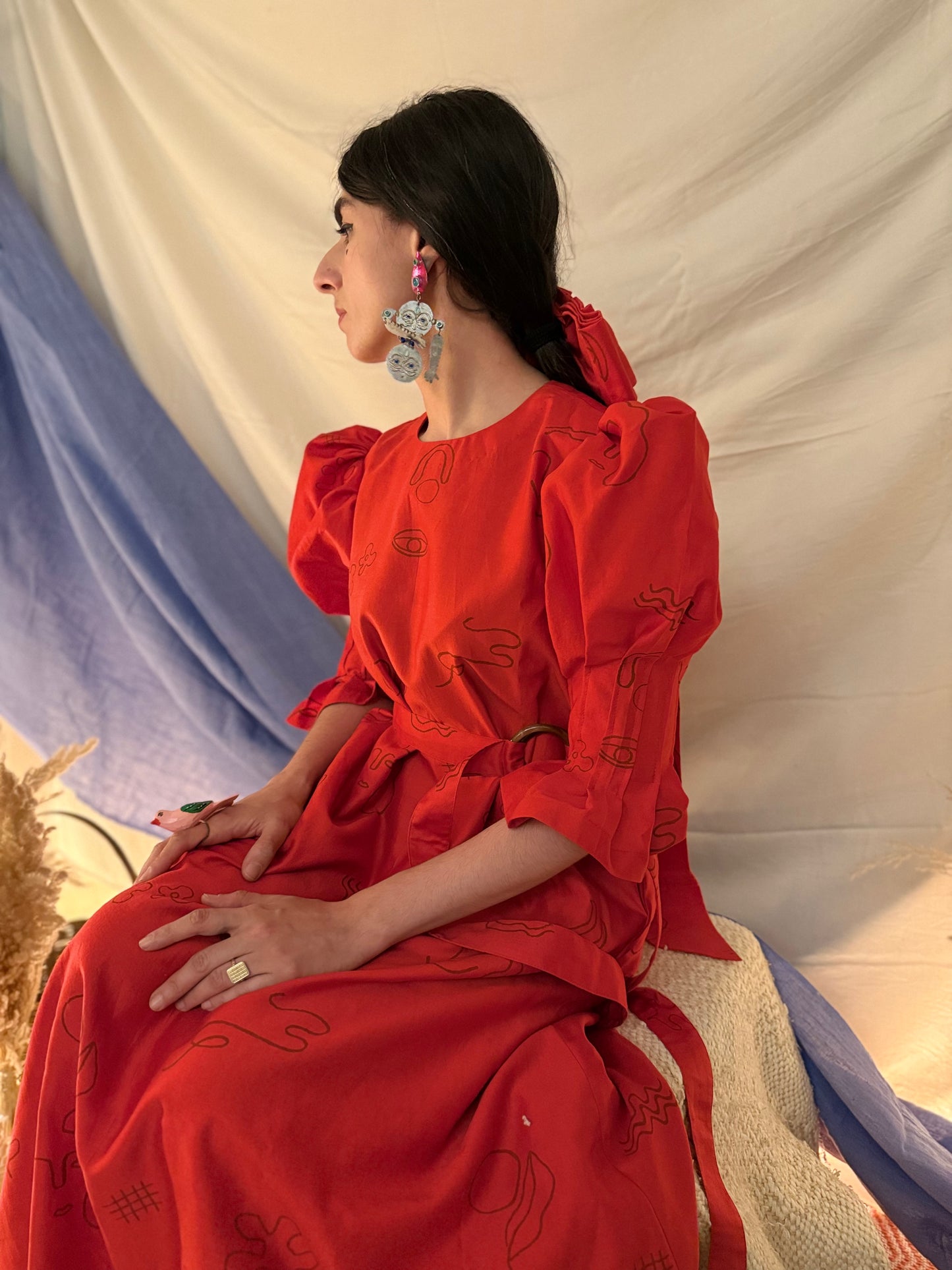 MERRYLIN DRESS RED