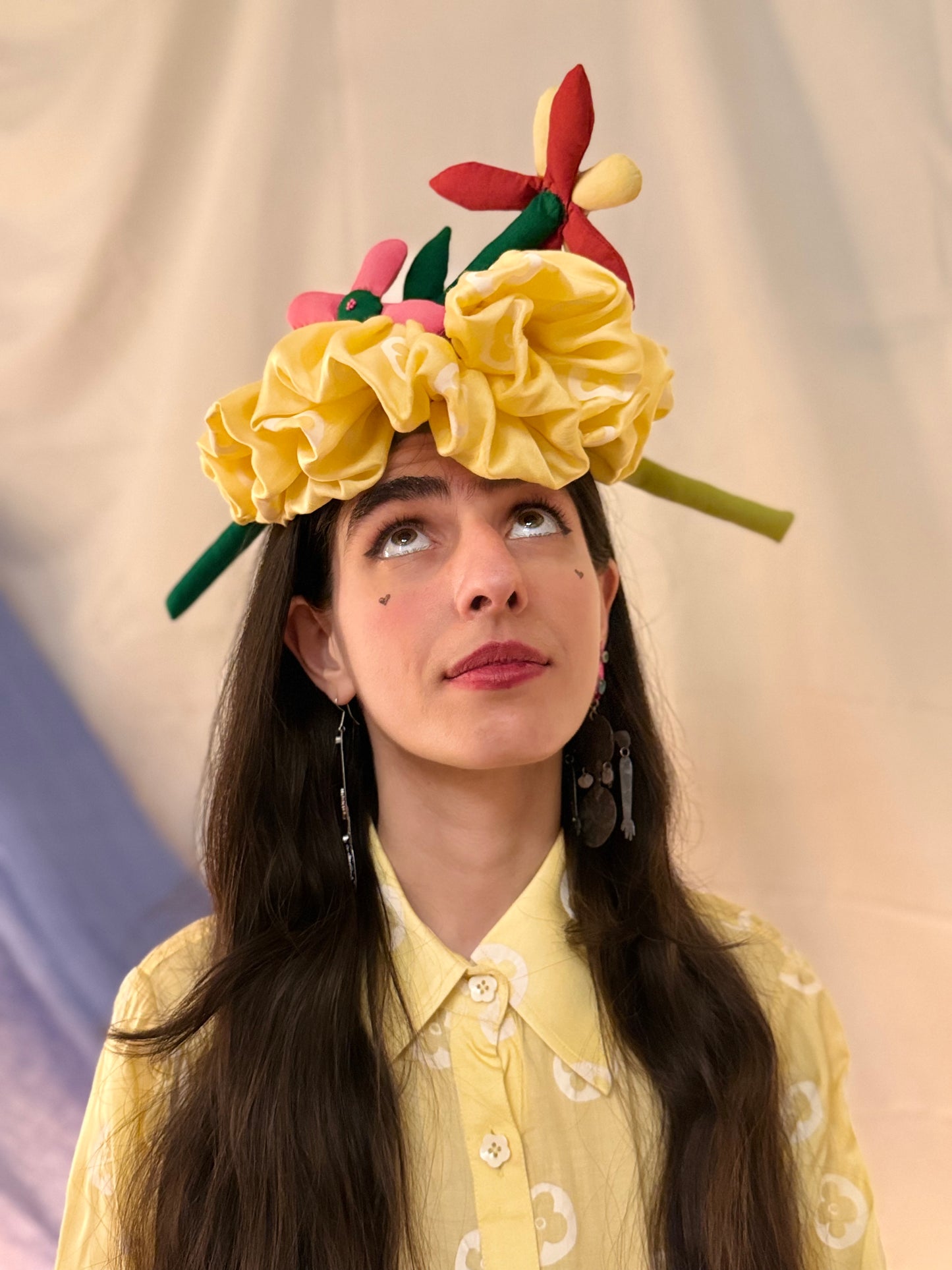 SUNFLOWER SCRUNCHIE