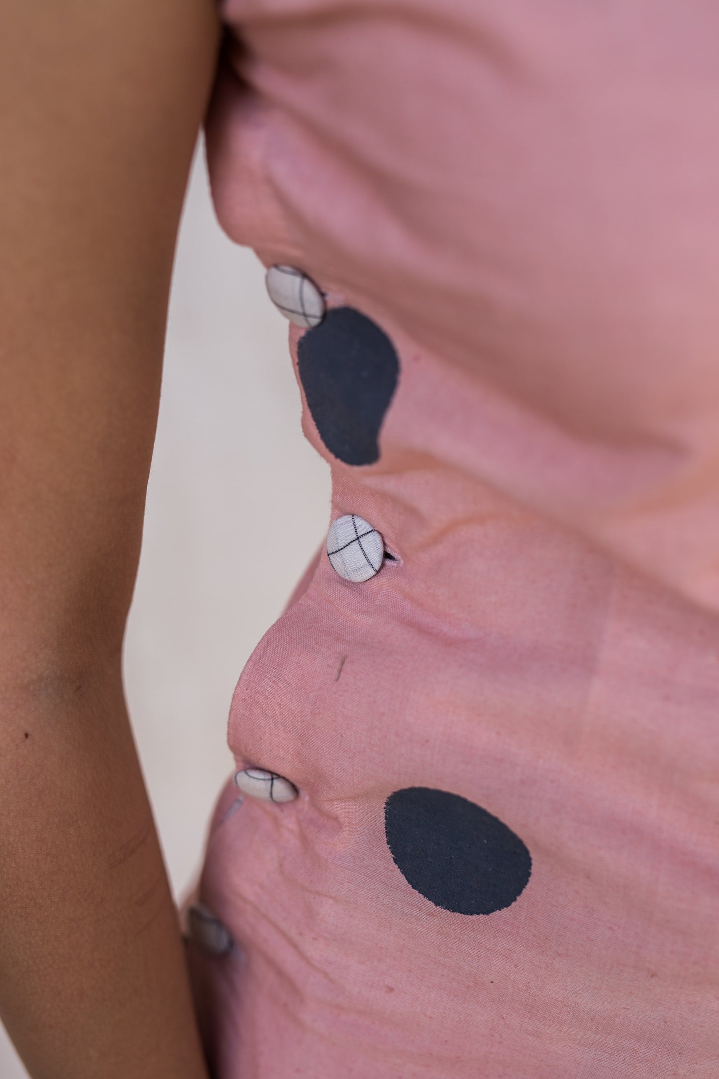 Aziza polka dress