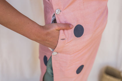 Aziza polka dress