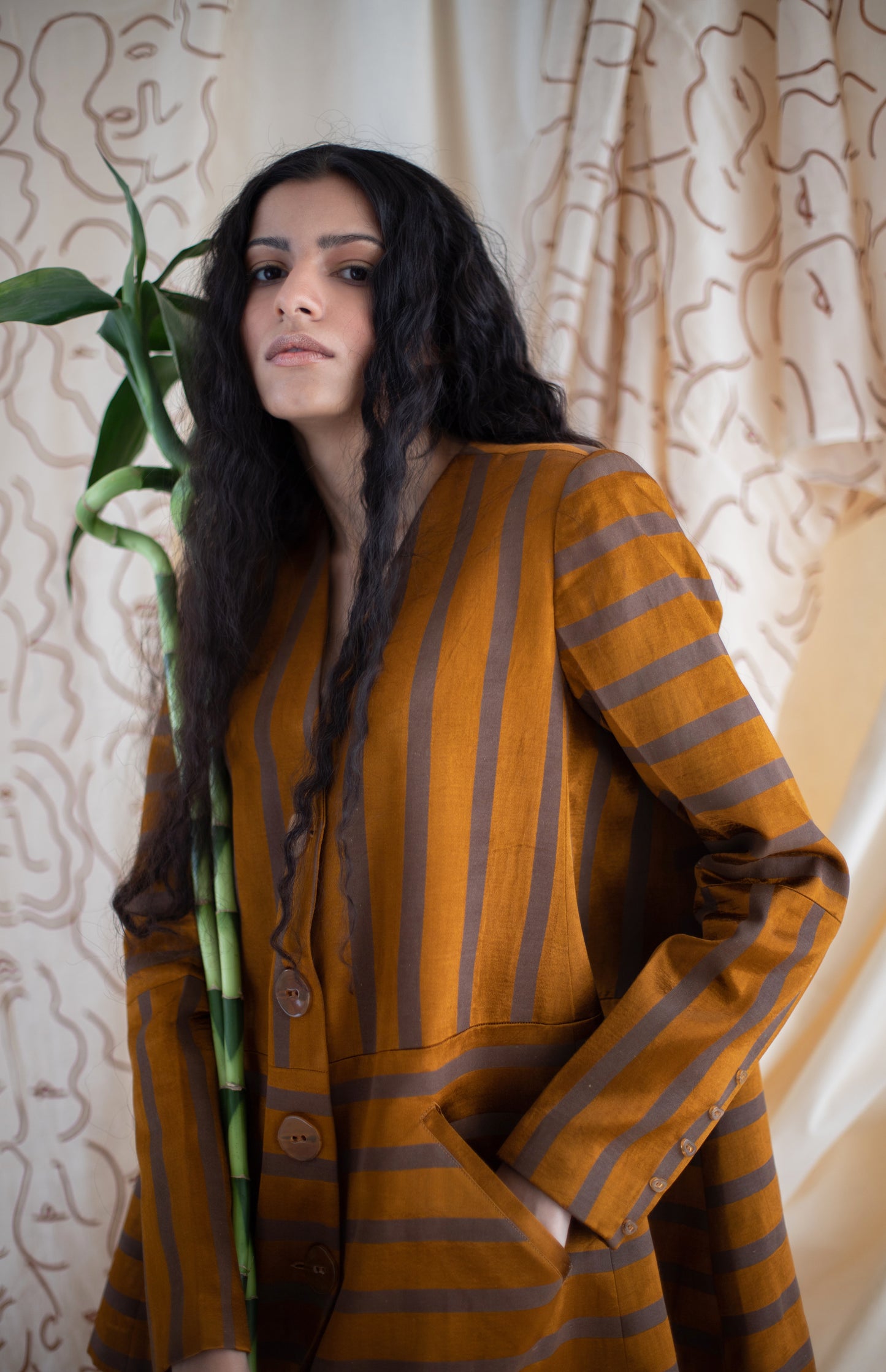 MASHRU PANT SUIT